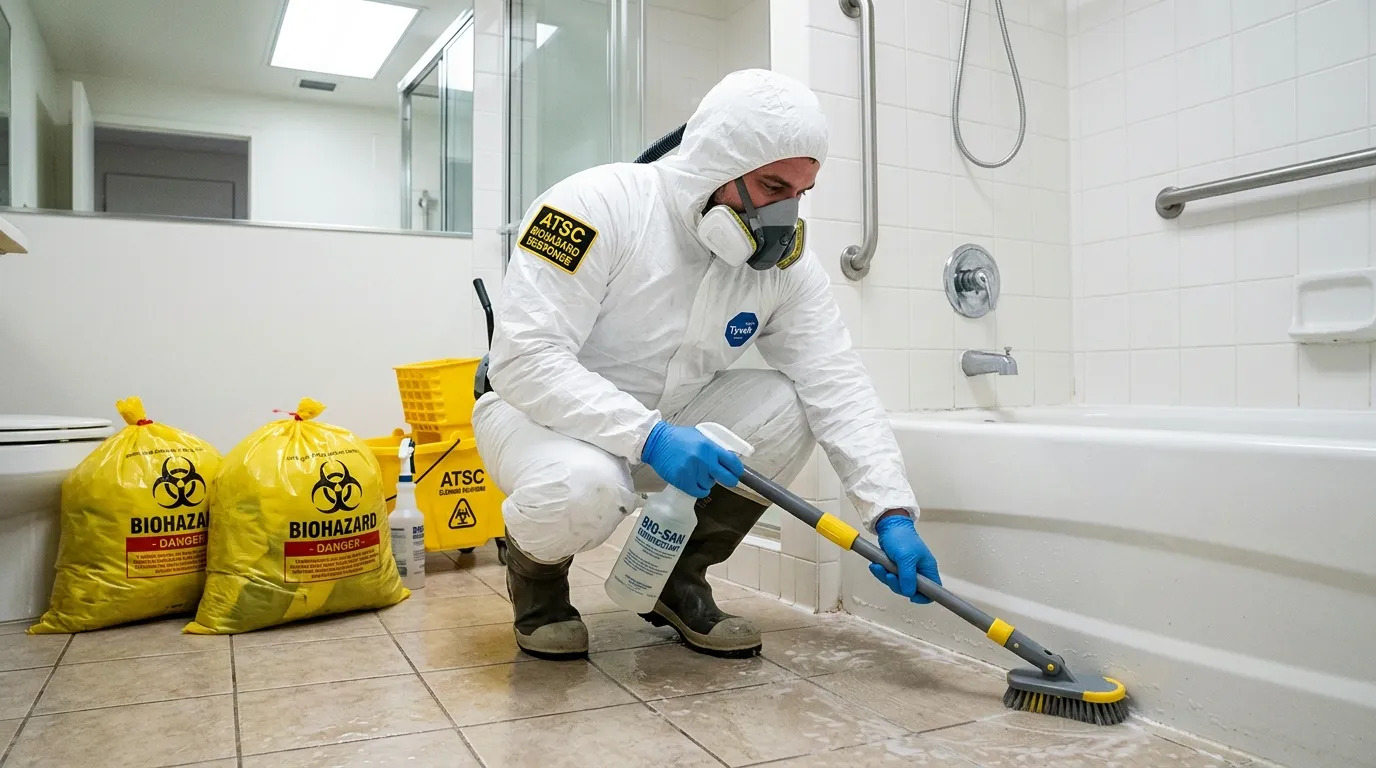 Decontamination equipment deployed for Blood Cleanup in Lincoln